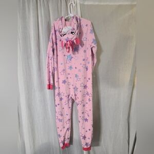 Kids Unicorn One Piece Pajamas Size 7/8